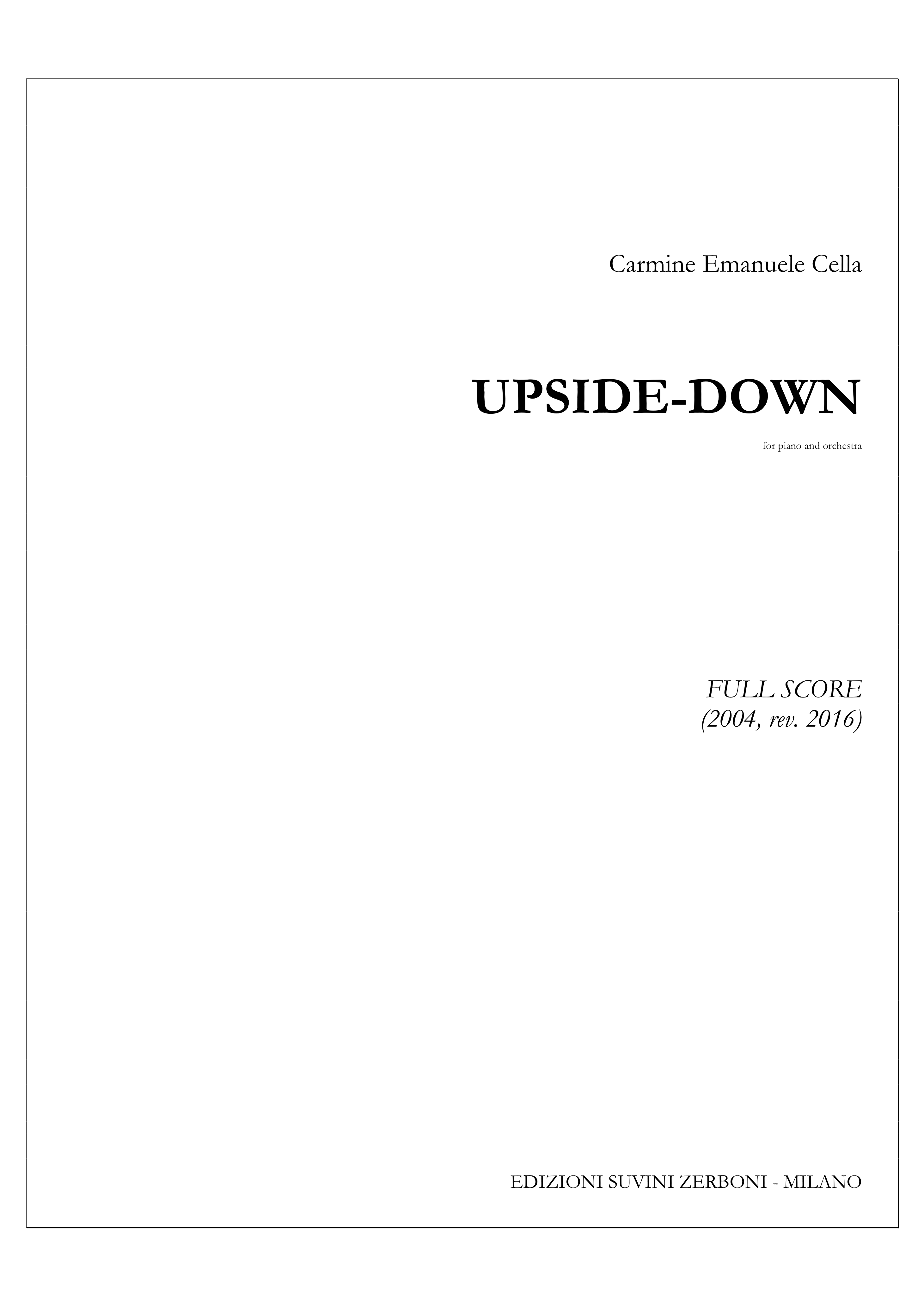 UPSIDE DOWN_Cella Carmine 1
